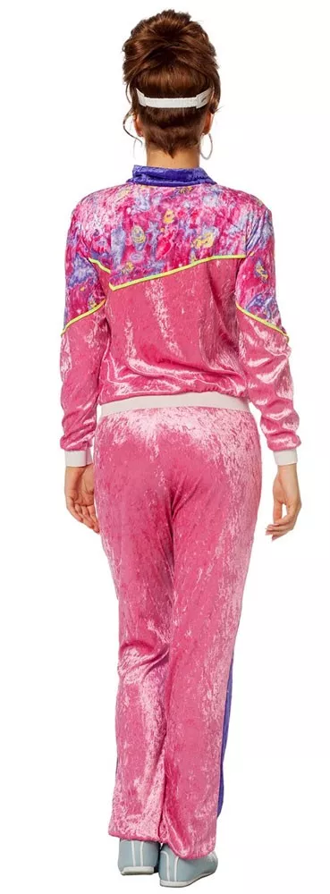 Costume tuta jogging anni '80 per donna