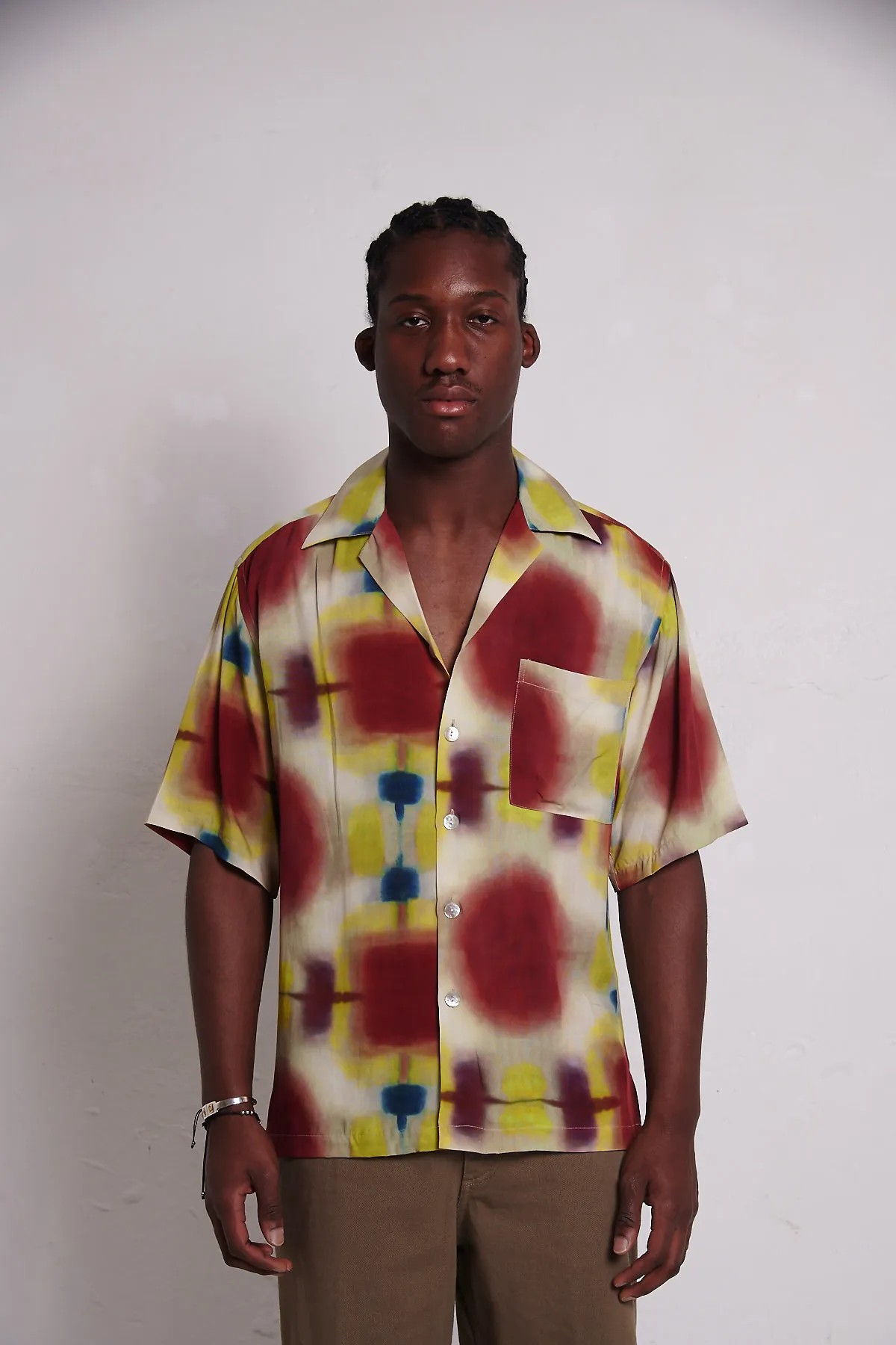 Costumein Camicia a manica corta con stampa astratta ROBIN