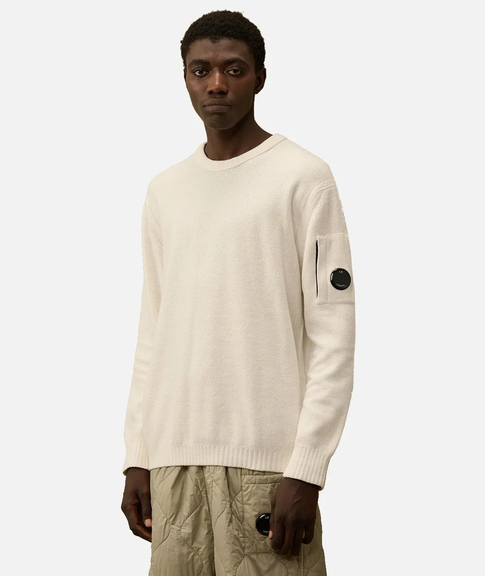 C.P. COMPANY--Maglia girocollo in ciniglia di cotone
