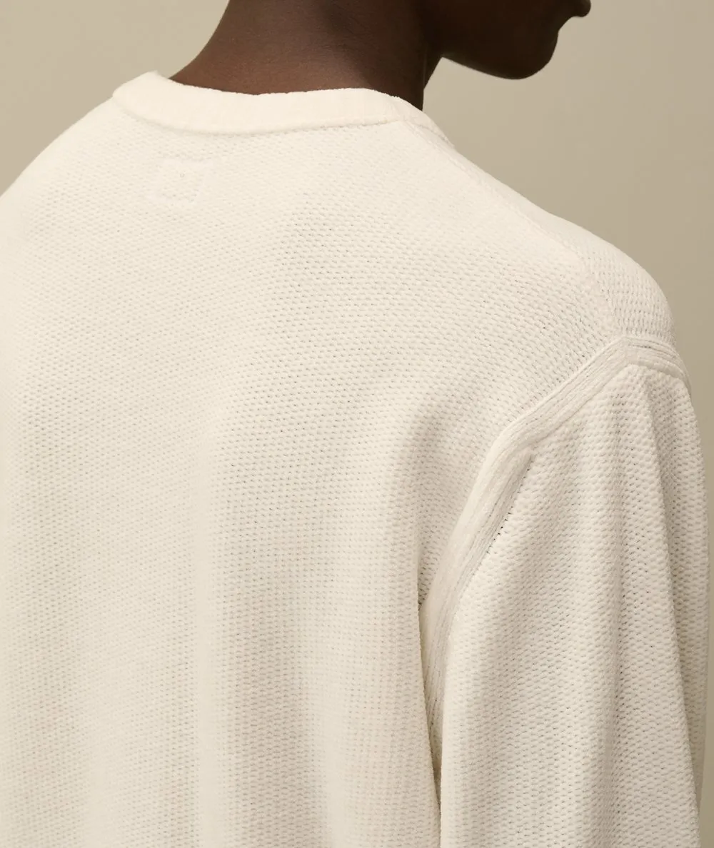 C.P. COMPANY--Maglia girocollo in ciniglia di cotone