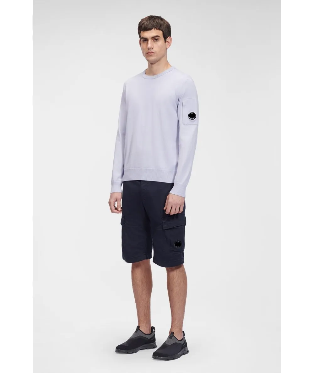 C.P. COMPANY--Maglia girocollo in crêpe di cotone