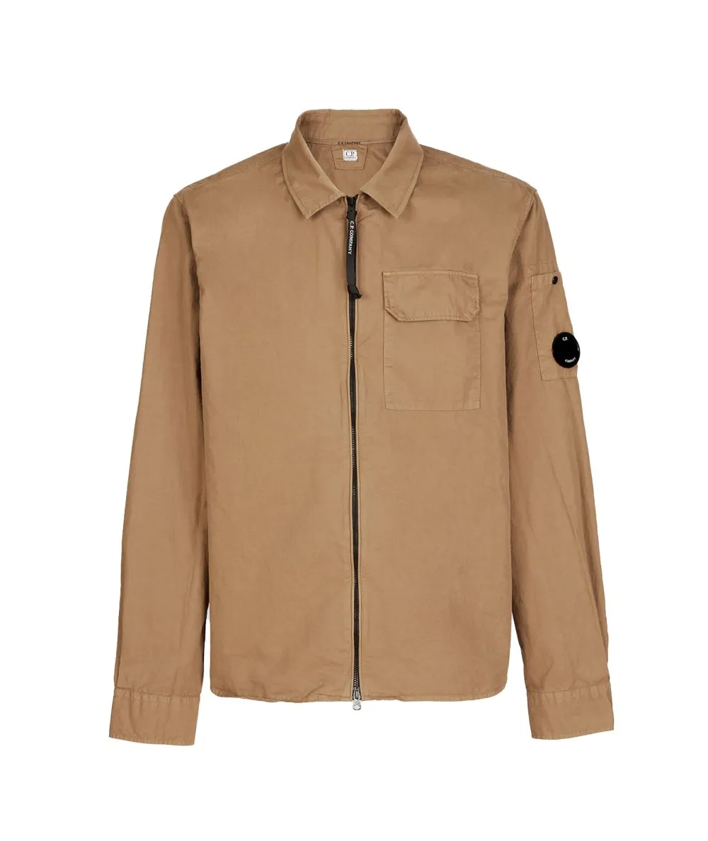 C.P. COMPANY--Overshirt Gabardine Zipped