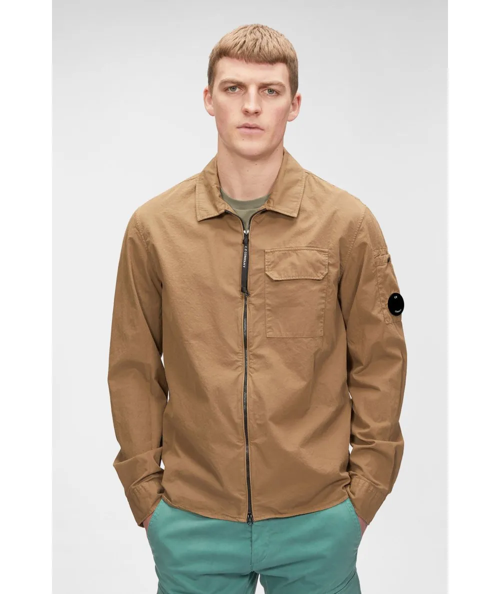 C.P. COMPANY--Overshirt Gabardine Zipped