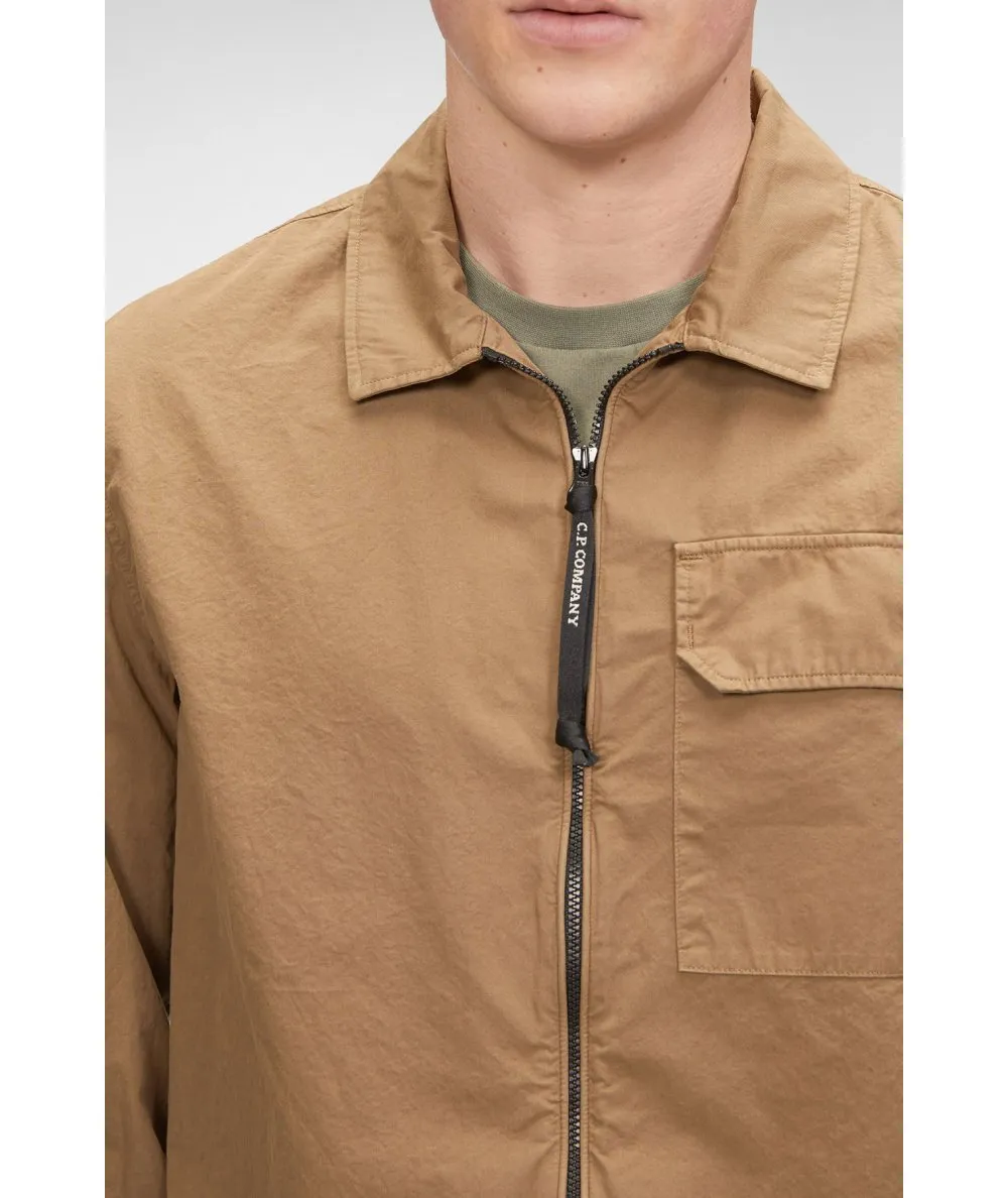 C.P. COMPANY--Overshirt Gabardine Zipped