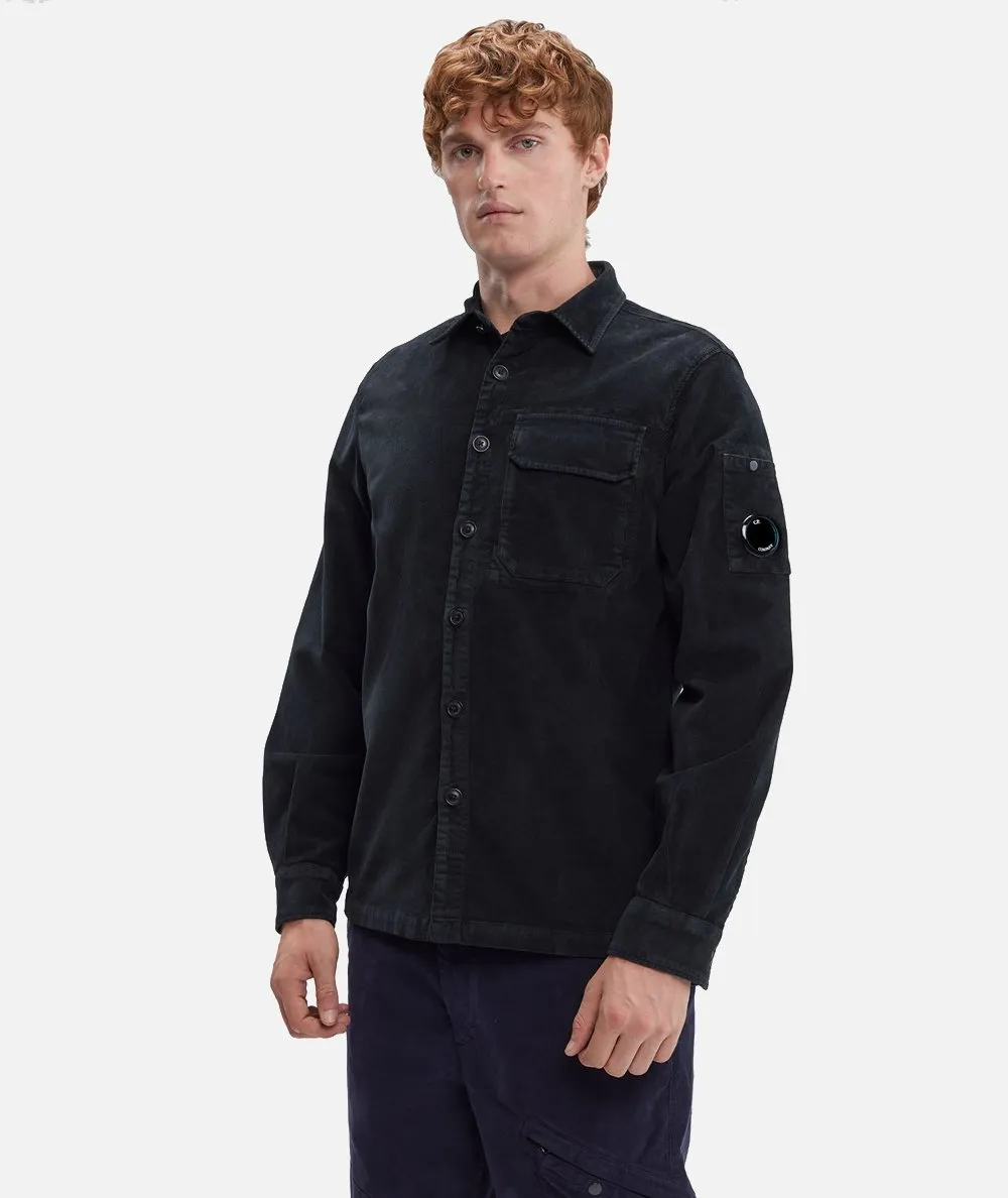 C.P. COMPANY--Overshirt in velluto