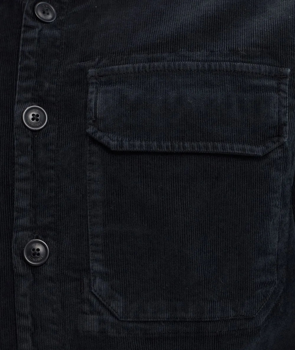 C.P. COMPANY--Overshirt in velluto