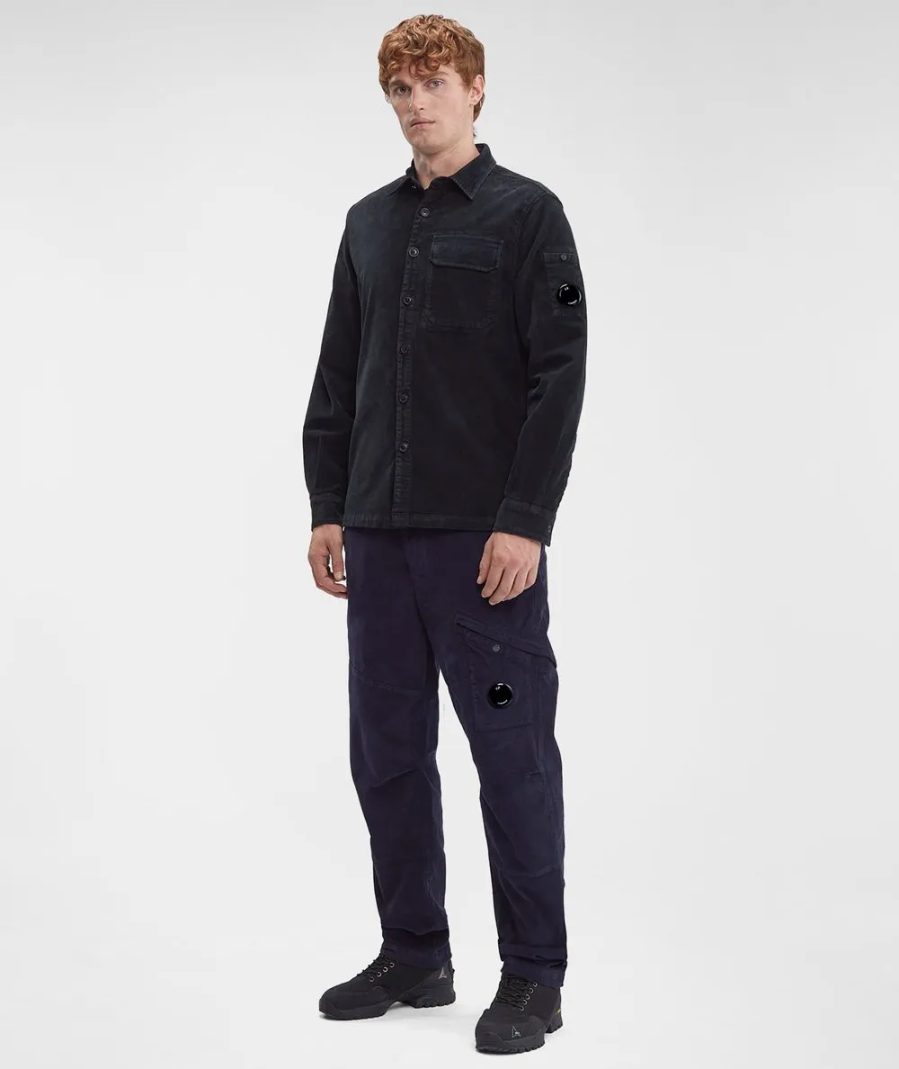 C.P. COMPANY--Overshirt in velluto