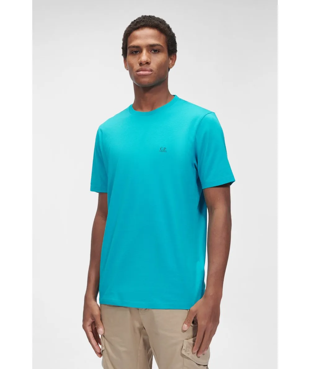 C.P. COMPANY--T-shirt con logo piccolo in jersey 30/1