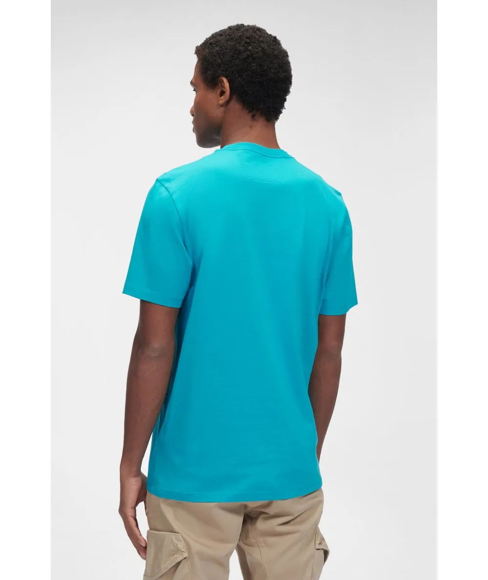 C.P. COMPANY--T-shirt con logo piccolo in jersey 30/1