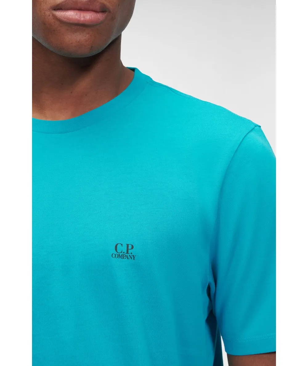 C.P. COMPANY--T-shirt con logo piccolo in jersey 30/1