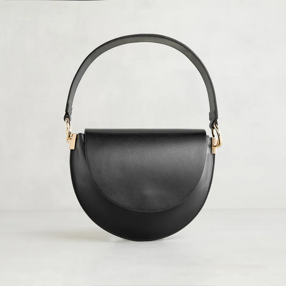 Crossbody in Pelle Nera