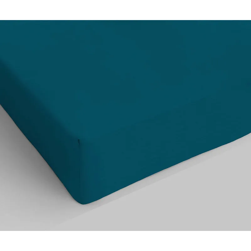 DATEX Linea Max Color lenzuola sotto con angoli, verde petrolio MX014