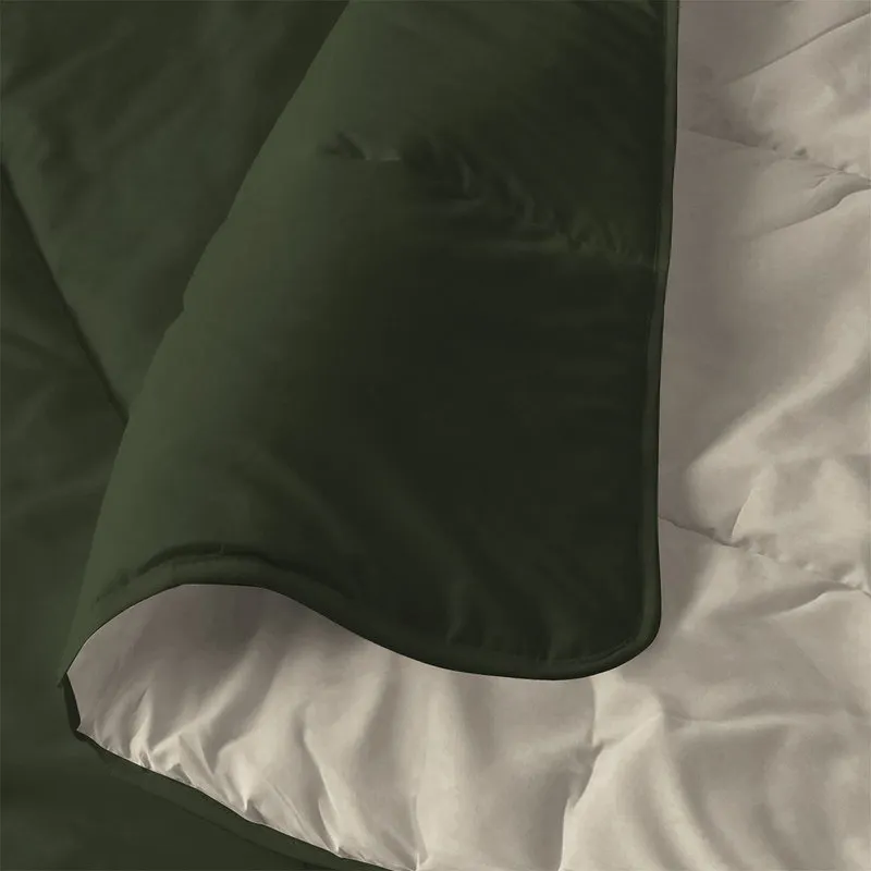 DATEX Piumino invernale Oslo, verde militare/crema
