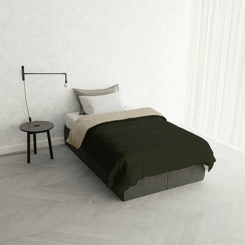 DATEX Piumino invernale Oslo, verde militare/crema