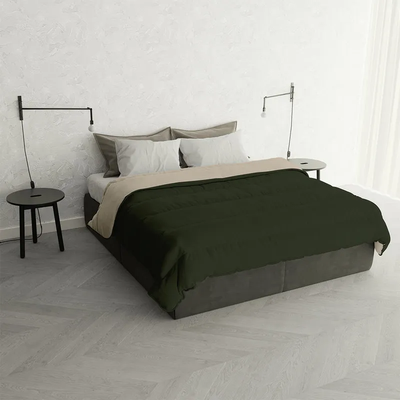 DATEX Piumino invernale Oslo, verde militare/crema