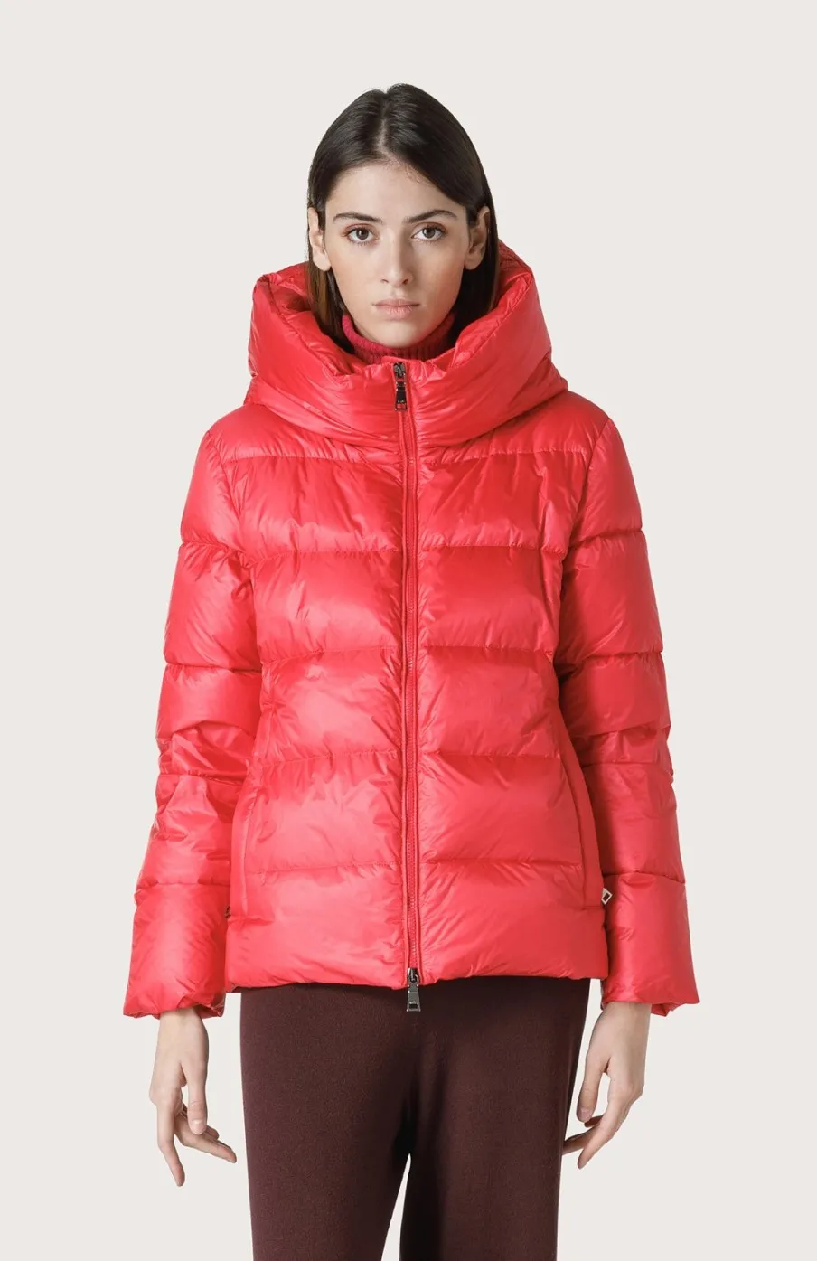 Donna Seventy Venezia  | Piumino Con Maxi Collo