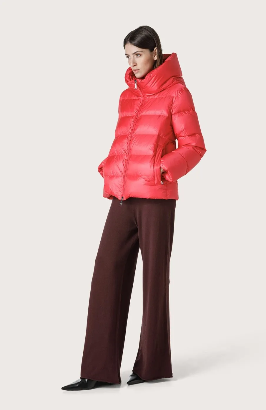 Donna Seventy Venezia  | Piumino Con Maxi Collo