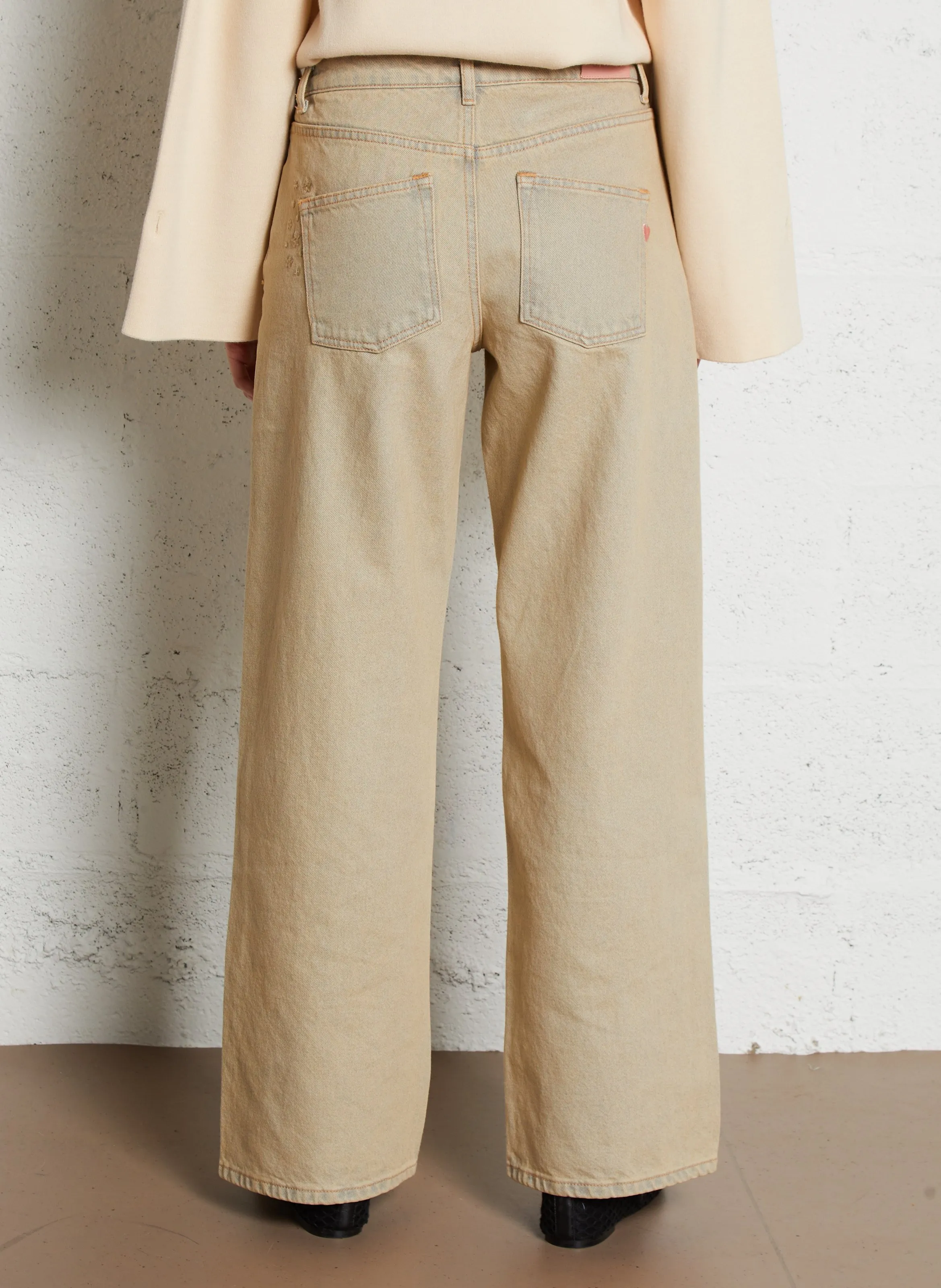  FABIENNE CHAPOT   LUCY - Jeans bootcut in cotone | Beige