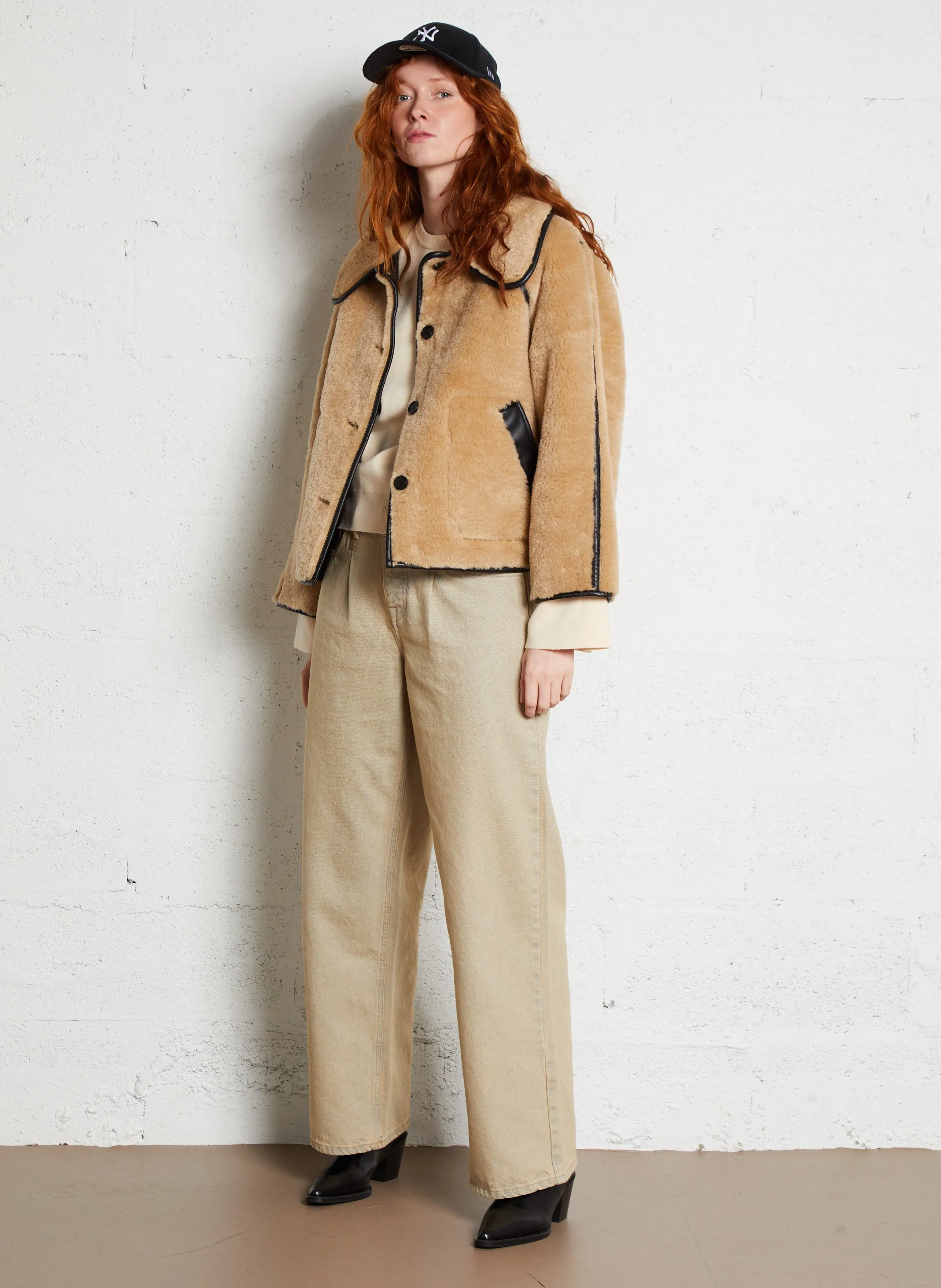  FABIENNE CHAPOT   LUCY - Jeans bootcut in cotone | Beige