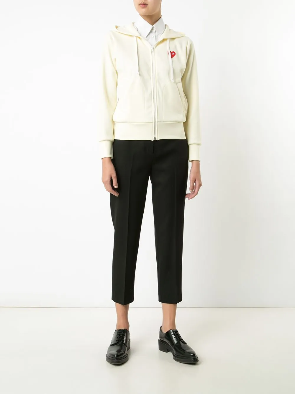 felpa con cappuccio e zip