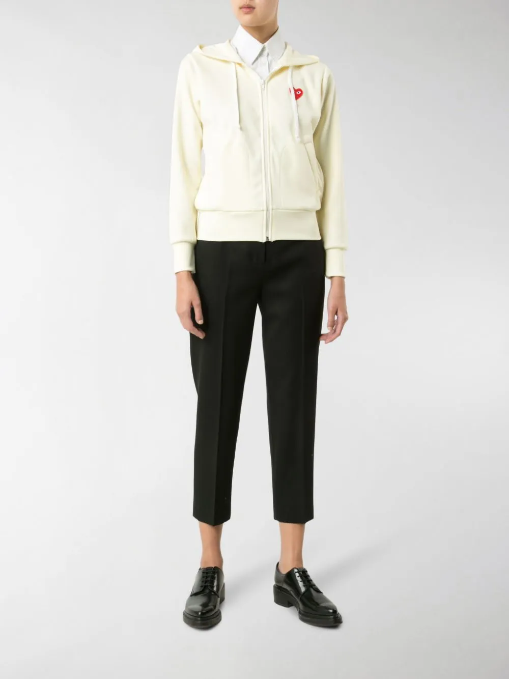 felpa con cappuccio e zip