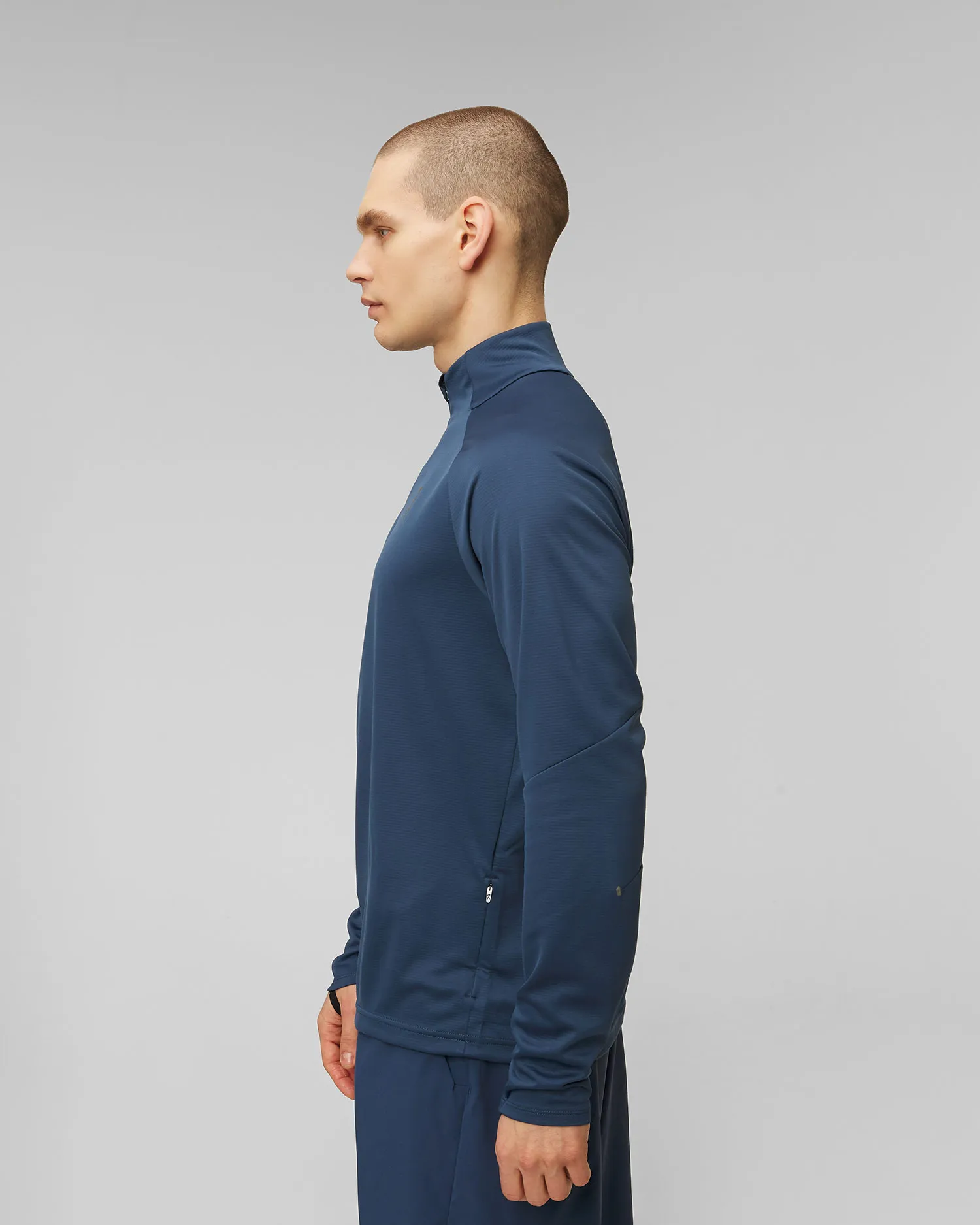 Felpa da corsa da uomo On Running Climate Shirt 1ME10600488-denim