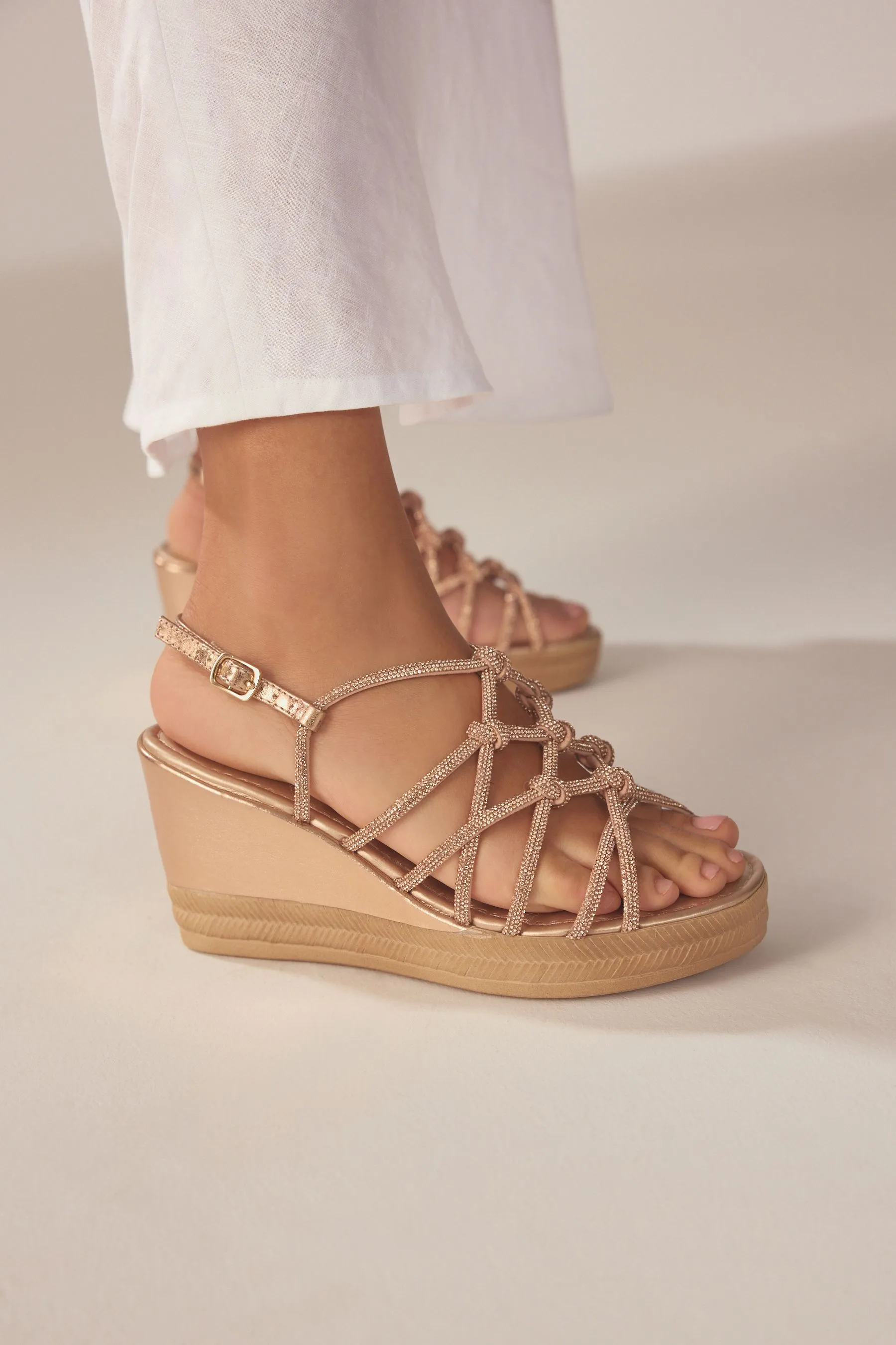 Forever Comfort® - Scarpe gioiello con nodo    