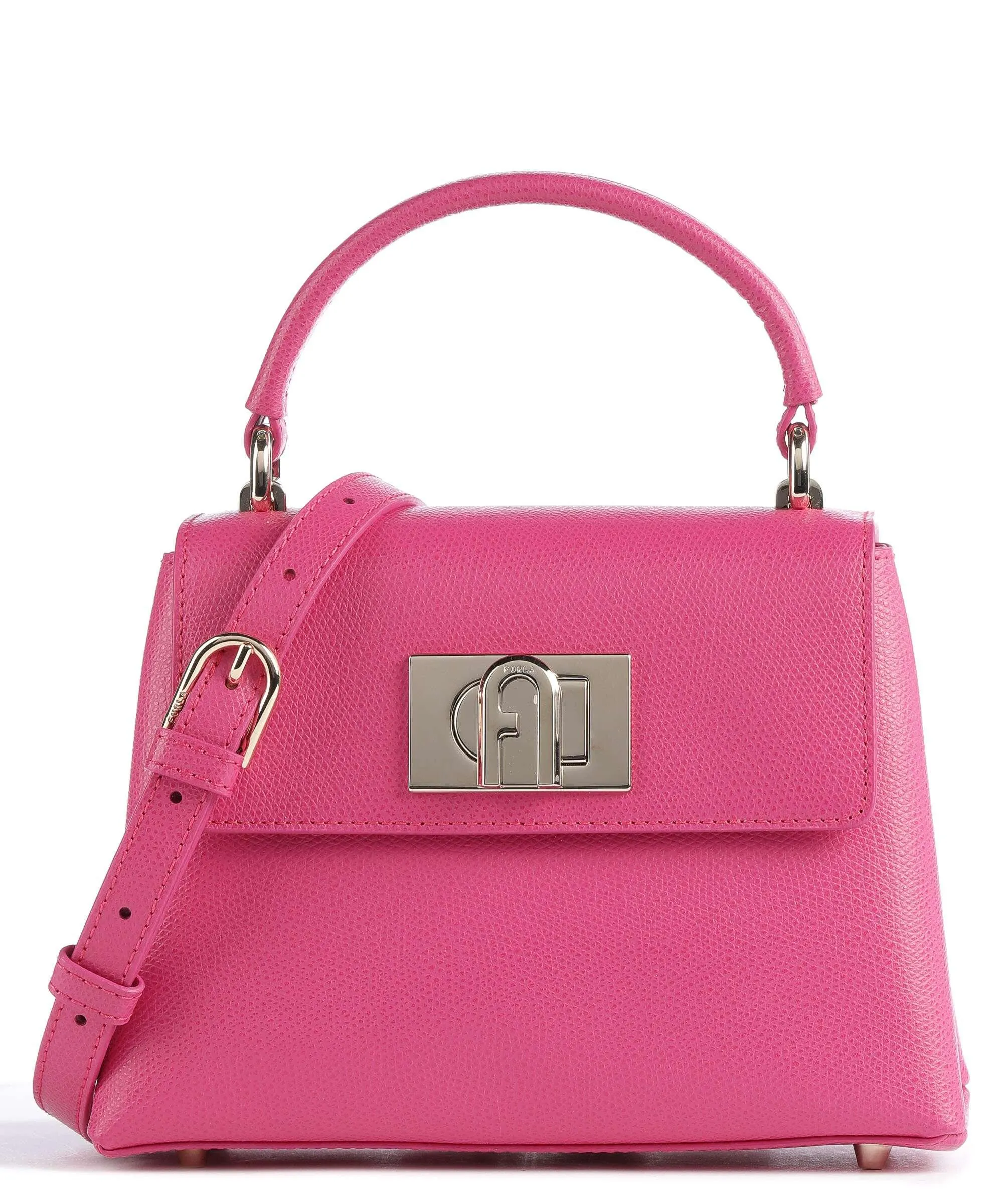  Furla 1927 Mini Borsa a tracolla pelle granulata pink  