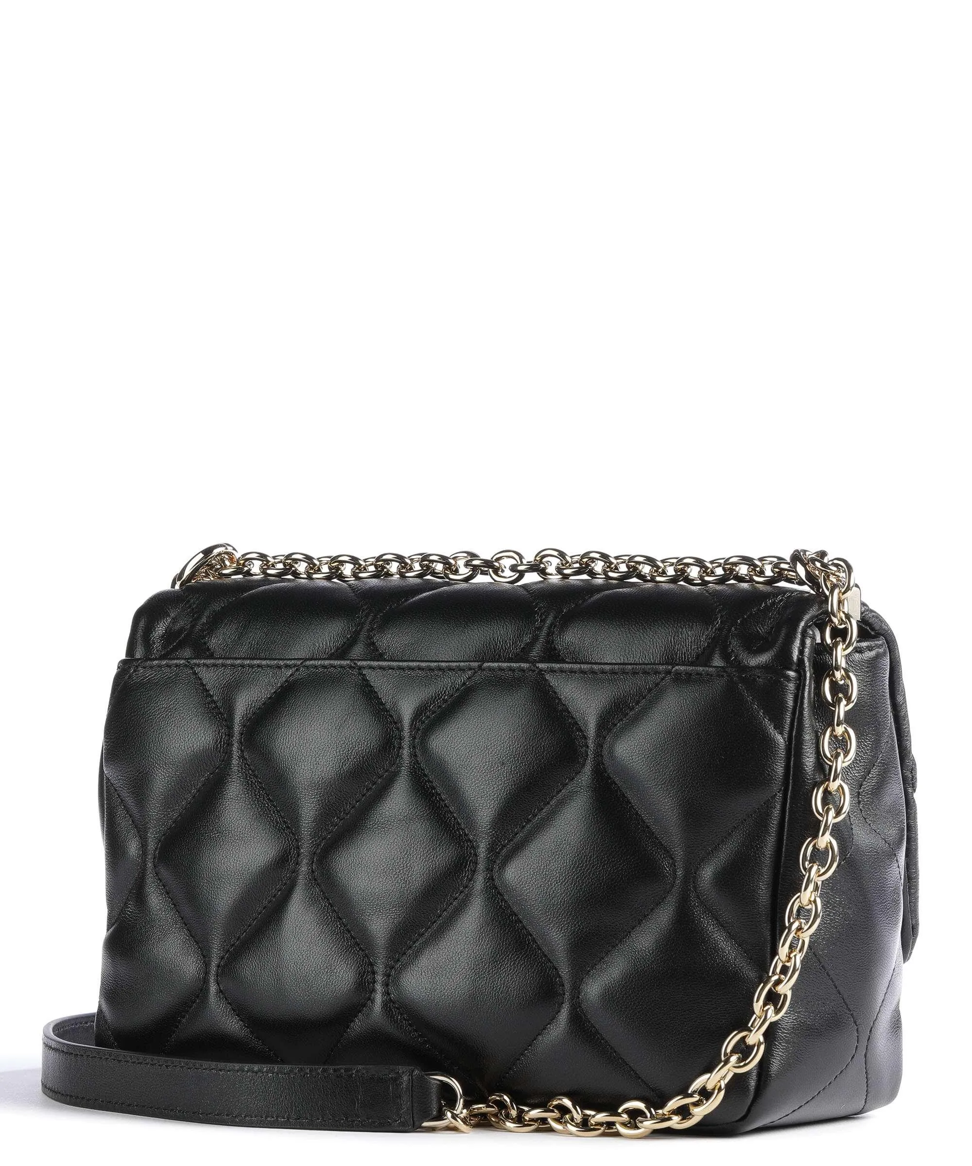 Furla 1927 S Borsa a spalla nappa pelle nero  
