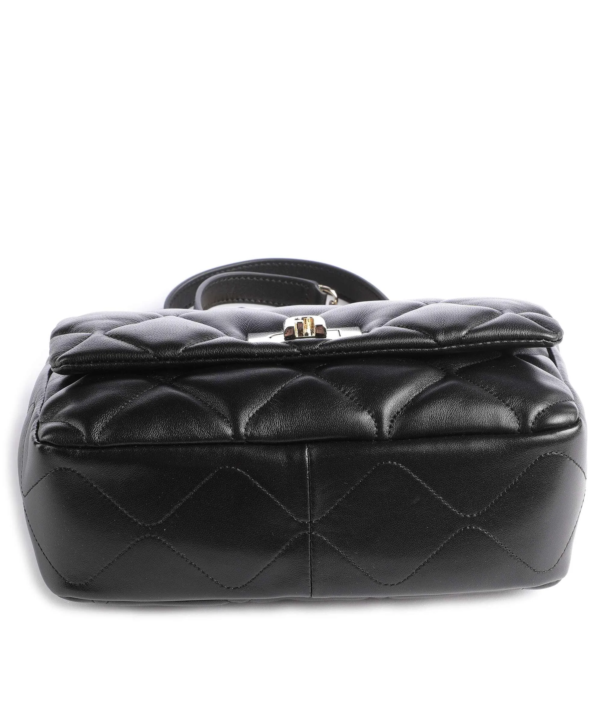  Furla 1927 S Borsa a spalla nappa pelle nero  
