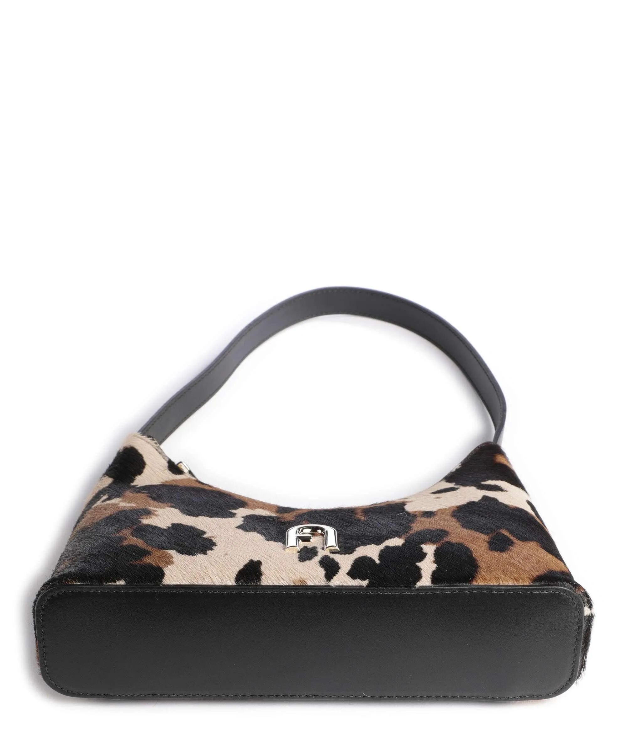  Furla Diamante Mini Borsa a spalla pelliccia, pelle a grana fine multicolore  