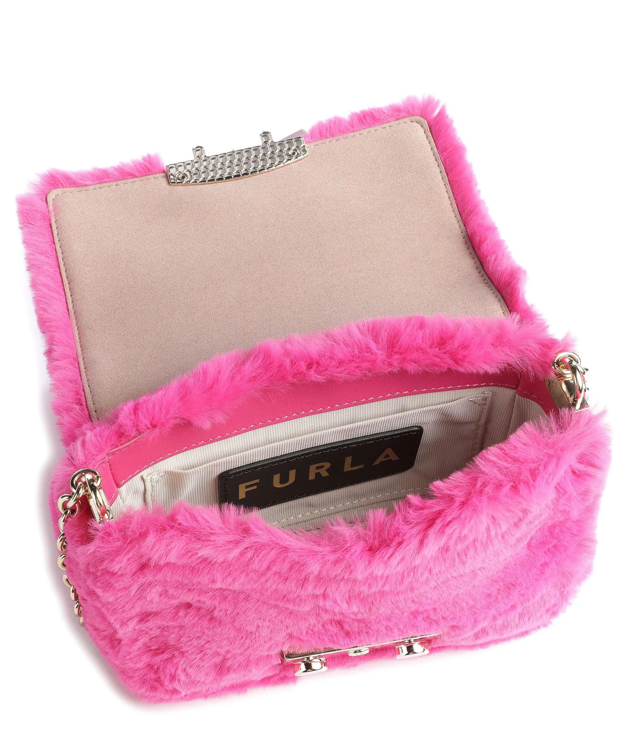  Furla Metropolis Mini Borsa a tracolla pelle sintetica pink  