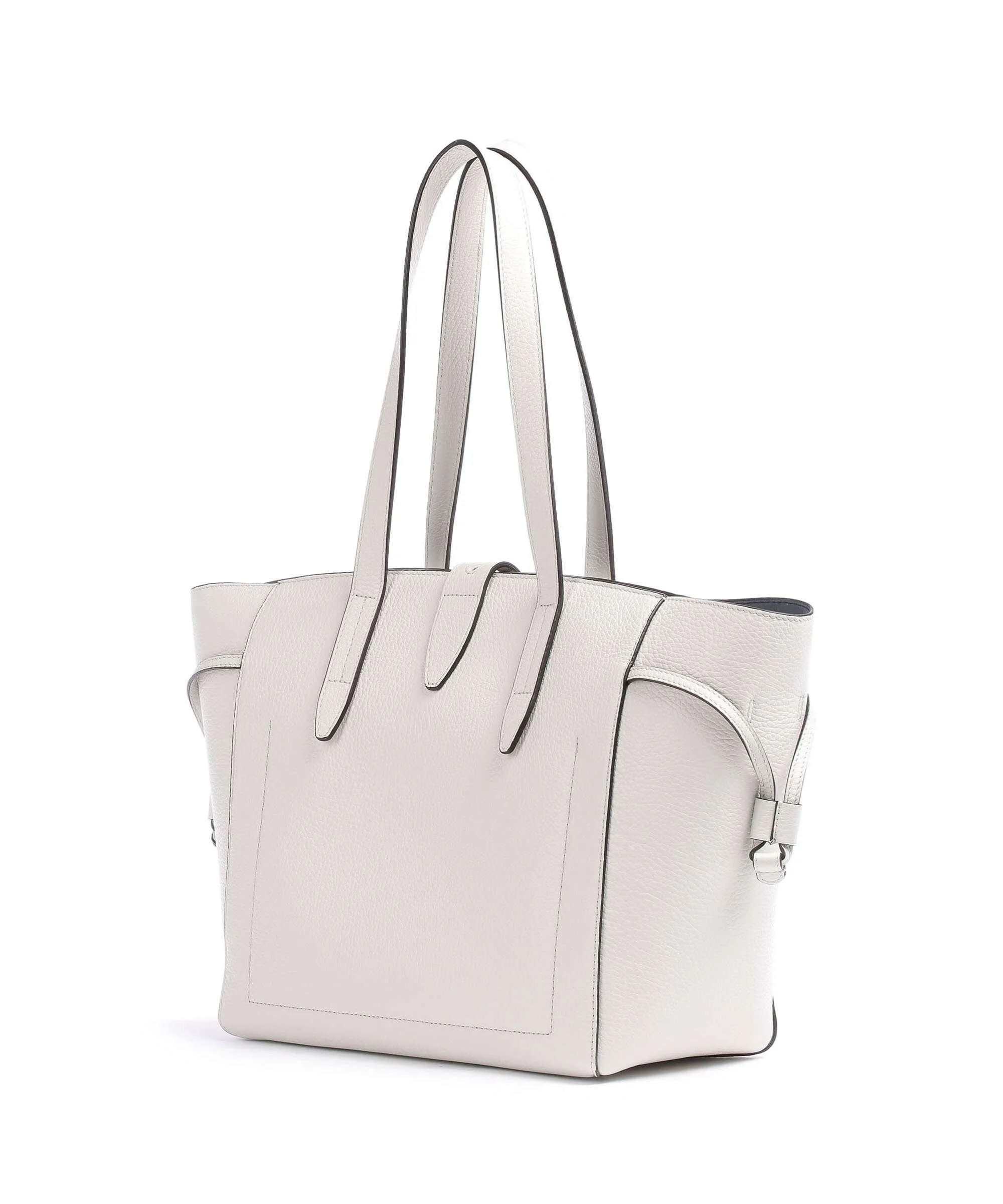  Furla Net M Borsa shopper pelle di vitello grana avorio  