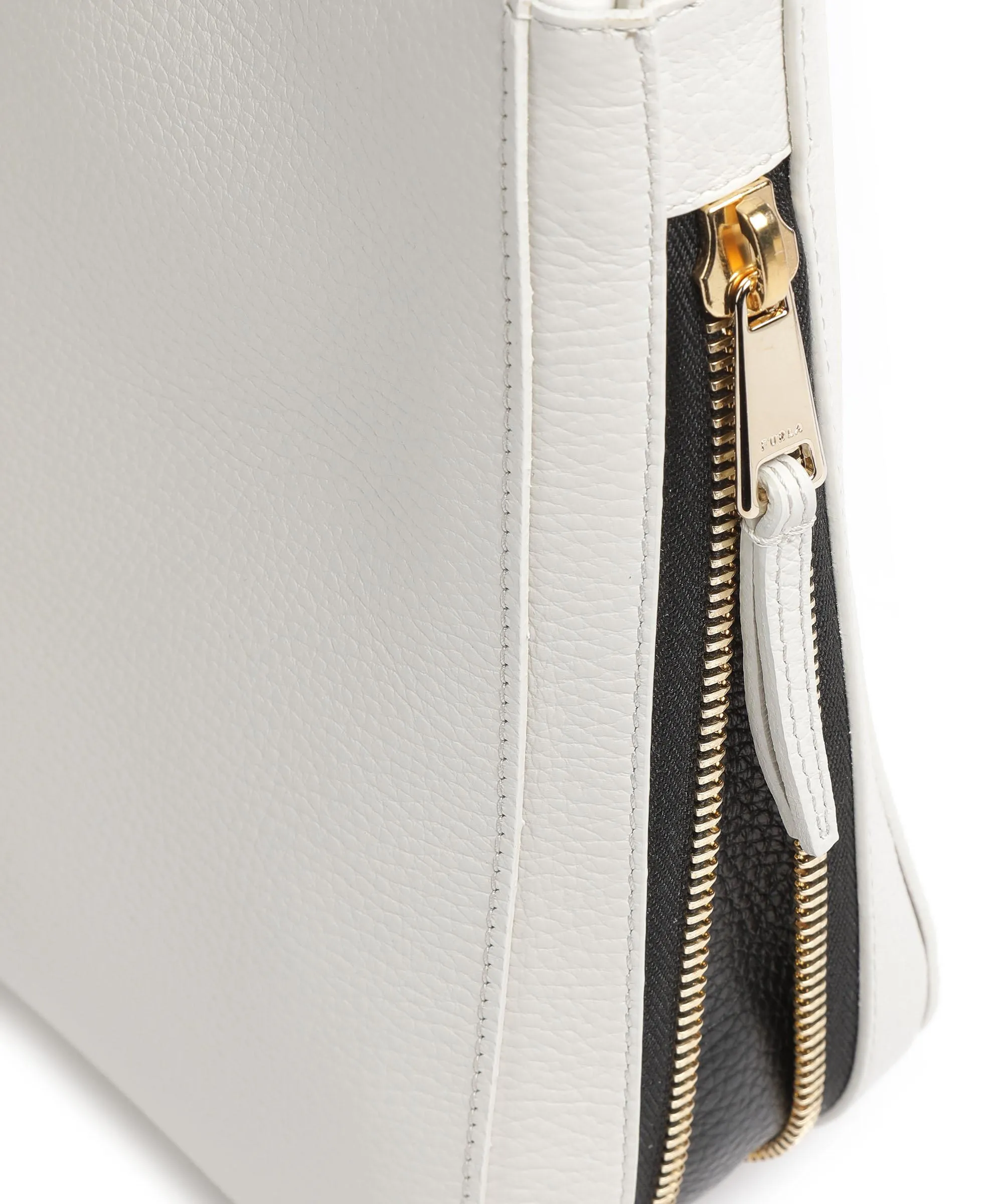  Furla Skye M Borsa hobo pelle granulata avorio  