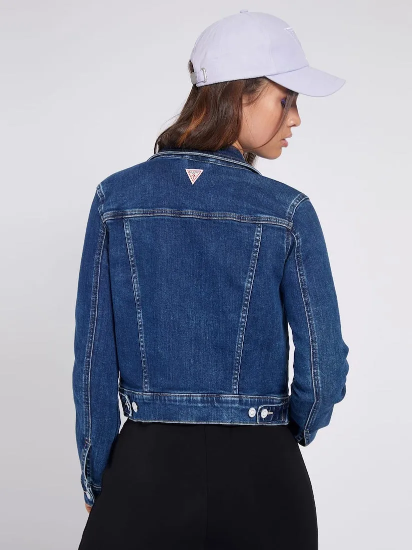Giacca Guess donna jeans vestibilità regular W1RN01D4663