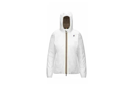 Giacca Reversibile Donna K-WAY Lily Thermo Plus2 Double K111BHW A51 Bianco Beige