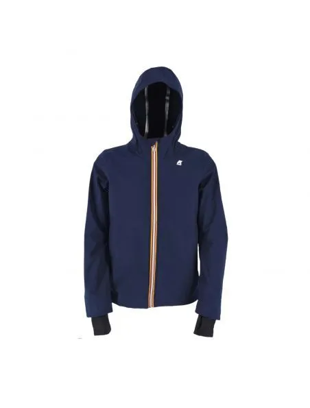 Giacca Softshell Uomo K-WAY Jacko Bonded K7118IW A2B Blu