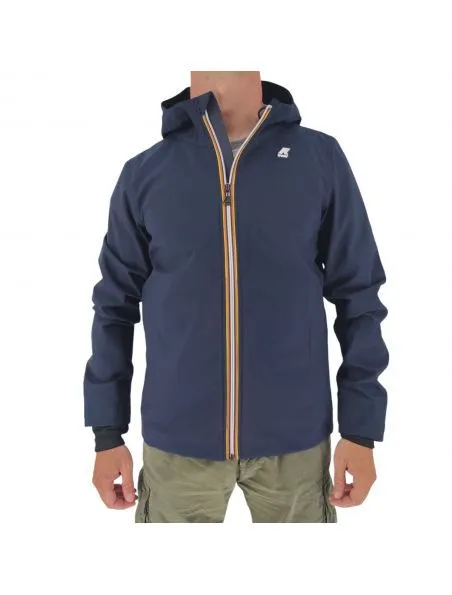 Giacca Softshell Uomo K-WAY Jacko Bonded K7118IW A2B Blu