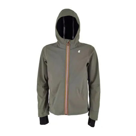 Giacca Softshell Uomo K-WAY Jacko Bonded K7118IW AF0 Verde