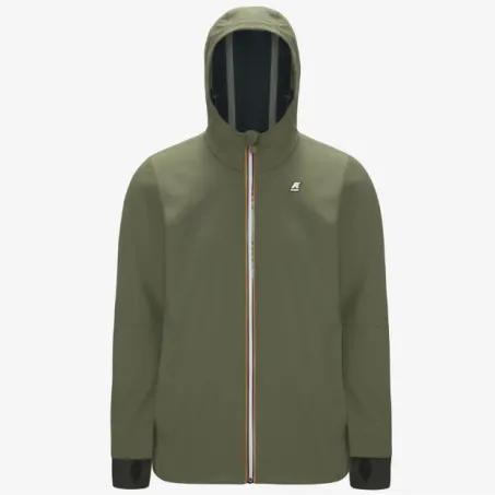 Giacca Softshell Uomo K-WAY Jacko Bonded K7118IW AF0 Verde