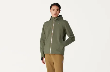 Giacca Softshell Uomo K-WAY Jacko Bonded K7118IW AF0 Verde