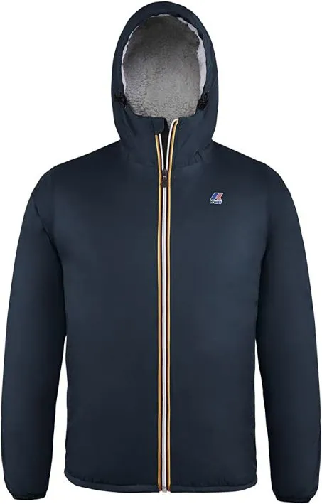 Giacca Uomo K-WAY Le Vrai 3.0 Claude Orsetto K3118TW K89 Blu