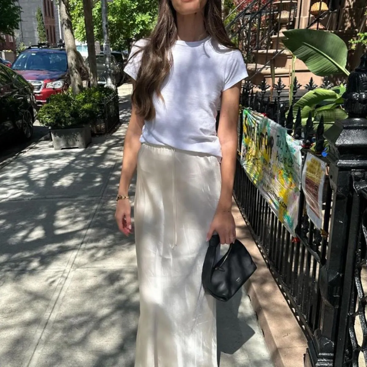 Gonna lunga con lacci a vita alta moda donna con coulisse sciolto casual solido patchwork moda streetwear donna maxi