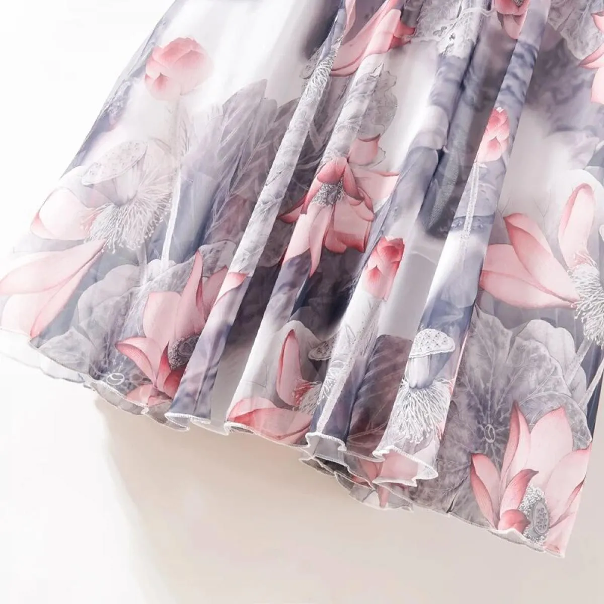 Gonne lunghe vintage bohemien da donna eleganti in chiffon Harajuku spiaggia a vita alta gonna lunga donna gonne a linea