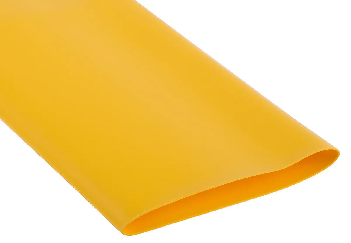 Guaina termorestringente RS PRO Ø 38.1mm, col. Giallo, restringimento 2:1, L. 1.2m