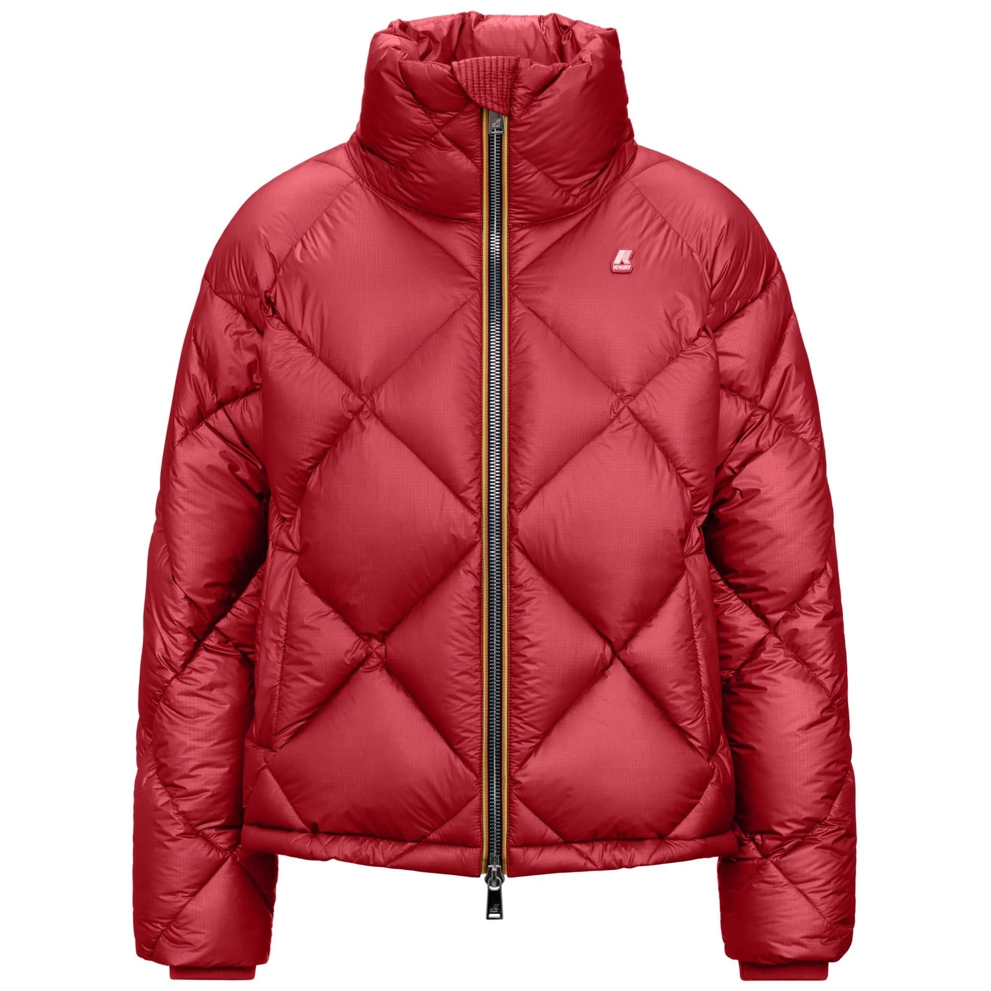 IMELDA HEAVY QUILTED METAL RED VERMILION