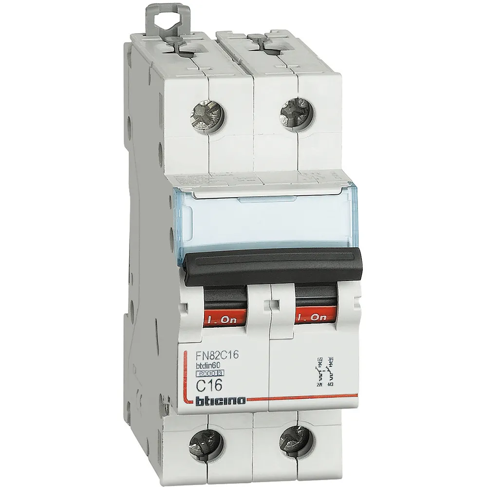 Interruttore termico Bticino Btdin, 2P poli, 16A, 400V ca