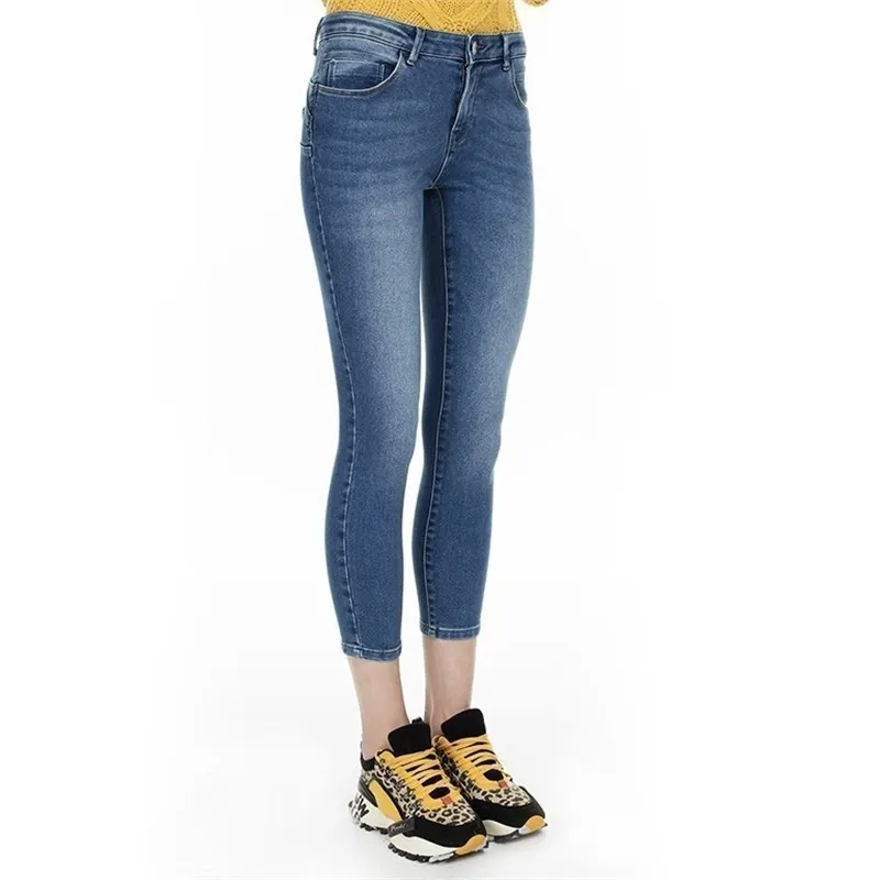 Jeans donna skinny fit cropped Daisy Only