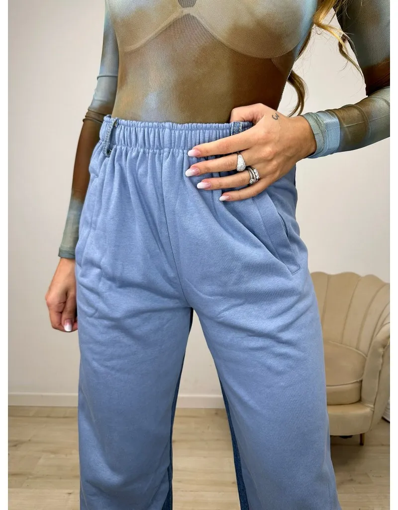 JEANS DOUBLE AZZURRO
