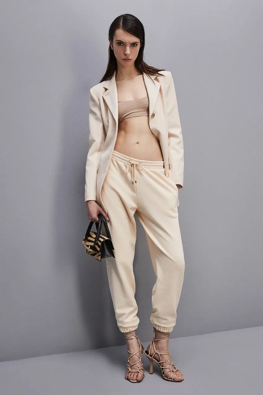 Jogger-Hose aus Sweatstoff